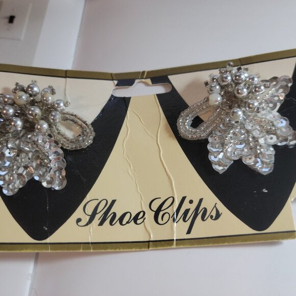 Bridal Shoe Clip Rose Gold Crystal – Wedding Shoe  Shoe Clips Bridal Shoes Mother of the Bride Party Shoes Excellent Condition